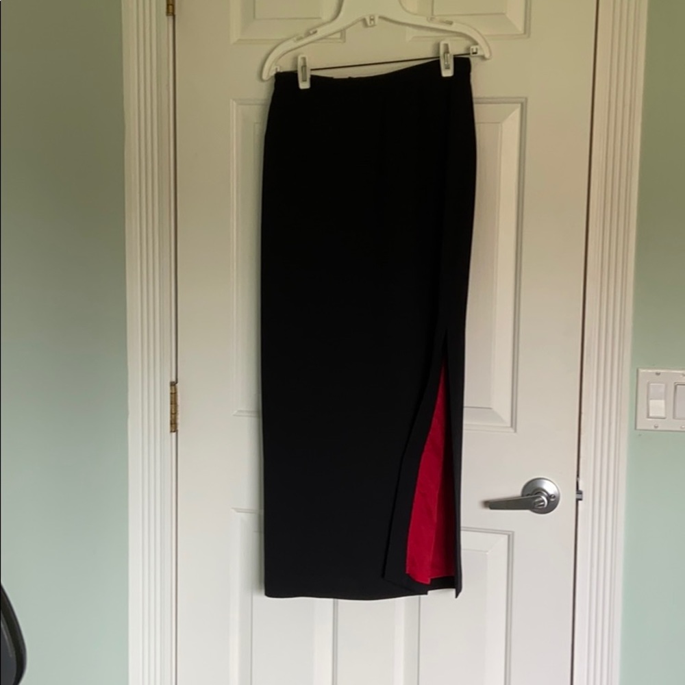 Black crepe skirt - Great for the holidays